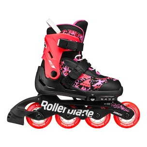 Pattini a rotelle per bambini Rollerblade  Microblade SL Black/Coral