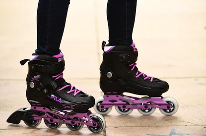 Pattini a rotelle per donna Fila  Madame Houdini Black/Violet