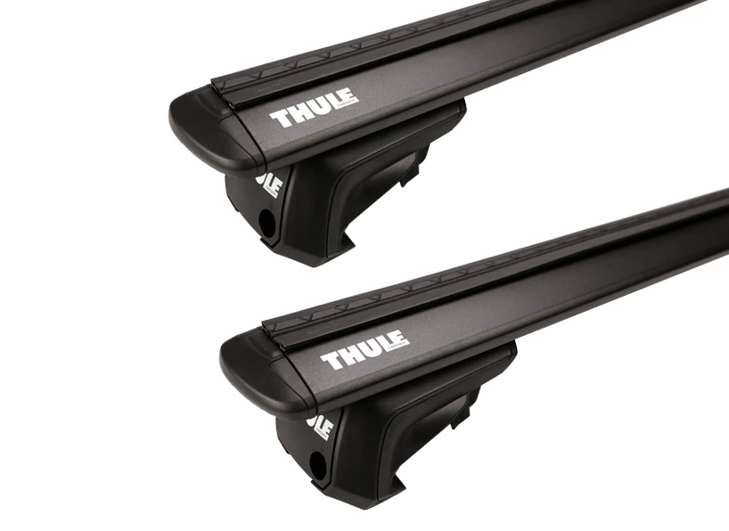 Portatutto Thule con barra EVO in alluminio nero Subaru XV 5-dr SUV con barre  portatutto (side rail) 17+