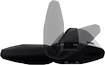 Portatutto Thule con EVO WingBar Toyota Avensis 5-dr Estate con mancorrenti sul tetto (hagus) 01-02