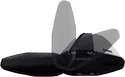 Portatutto Thule con EVO WingBar Toyota Avensis 5-dr Estate con mancorrenti sul tetto (hagus) 01-02