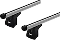 Portatutto Thule con ProBar Dacia Dokker 5-dr MPV con punti fissi 12-24