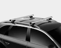 Portatutto Thule con ProBar Skoda Fabia Scout (Mk II) 5-dr Hatchback con mancorrenti sul tetto (hagus) 09-14