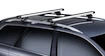 Portatutto Thule con SlideBar Skoda Fabia Scout (Mk II) 5-dr Hatchback con mancorrenti sul tetto (hagus) 09-14