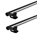 Portatutto Thule con SlideBar Volkswagen Caravelle (T5) 4-dr Bus con punti fissi 10-15