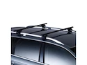 Portatutto Thule con SquareBar Audi A4 Allroad 5-dr Estate con mancorrenti sul tetto (hagus) 08-15