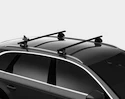 Portatutto Thule con SquareBar Audi A6 Avant 5-dr Estate con mancorrenti sul tetto integrati 05-10