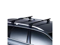 Portatutto Thule con SquareBar Fiat Doblo Malibo 5-dr Van con mancorrenti sul tetto (hagus) 00-21