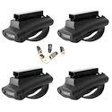 Portatutto Thule con SquareBar Ssangyong Musso 4-dr Pickup con mancorrenti sul tetto (hagus) 18-24