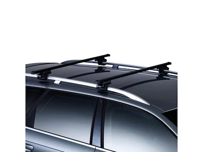 Portatutto Thule con SquareBar Subaru Legacy II 5-dr Estate con mancorrenti sul tetto (hagus) 00-02