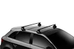 Portatutto Thule con SquareBar Tesla Model S (From July 2015) 5-dr Hatchback con punti fissi 15-17