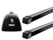 Portatutto Thule con SquareBar Volkswagen Transporter (T6) 4-dr Double-cab con punti fissi 15+