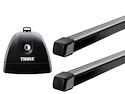Portatutto Thule con SquareBar Volkswagen Transporter (T6) 4-dr Double-cab con punti fissi 15+