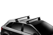 Portatutto Thule con WingBar Black Audi A3 Sportback (8P) 5-dr Hatchback con tetto vuoto 04-12