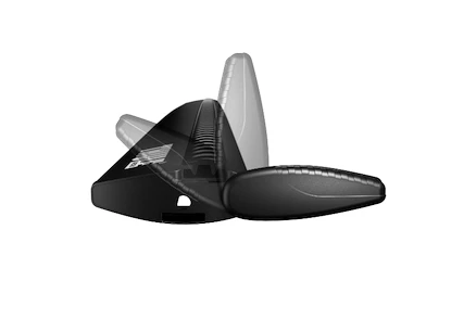 Portatutto Thule con WingBar Black Chevrolet Orlando 5-dr MPV con punti fissi 11-24
