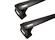 Portatutto Thule con WingBar Black Chevrolet Trax (Mk. II) 5-dr SUV con mancorrenti sul tetto integrati 23-24