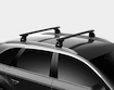 Portatutto Thule con WingBar Black Chevrolet Zafira 5-dr MPV con punti fissi 00-04