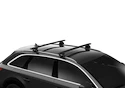 Portatutto Thule con WingBar Black Holden Astra Sports Tourer 5-dr Estate con mancorrenti sul tetto integrati 10-15