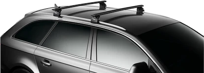 Portatutto Thule con WingBar Black Honda Civic Tourer 5-dr Estate con mancorrenti sul tetto integrati 14-24