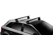 Portatutto Thule con WingBar Black Kia Soul (Mk II) (With glass roof) 5-dr Hatchback con tetto vuoto 14-16