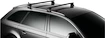 Portatutto Thule con WingBar Black Mercedes Benz B-Klasse (W246) 5-dr Hatchback con punti fissi 11-18