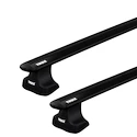 Portatutto Thule con WingBar Black Renault Clio 5-dr Hatchback con tetto vuoto 01-03