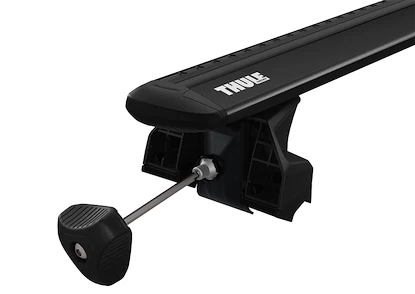Portatutto Thule con WingBar Black Renault Mégane (Mk. IV) 5-dr Estate con mancorrenti sul tetto integrati 16-24
