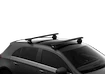 Portatutto Thule con WingBar Black Renault Mégane without Sunroof (Mk II) 4-dr Berlina con punti fissi 03-08
