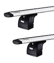 Portatutto Thule con WingBar Honda Civic Tourer 5-dr Estate con mancorrenti sul tetto integrati 14-24