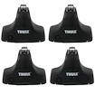 Portatutto Thule con WingBar Mitsubishi Attrage 4-dr Berlina con tetto vuoto 13-24