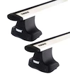 Portatutto Thule con WingBar Mitsubishi Attrage 4-dr Berlina con tetto vuoto 13-24