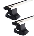 Portatutto Thule con WingBar Mitsubishi Attrage 4-dr Berlina con tetto vuoto 13-24