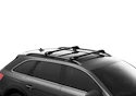 Portatutto Thule Edge Black Audi A4 Allroad 5-dr Estate con mancorrenti sul tetto (hagus) 08-15