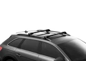 Portatutto Thule Edge Black Audi A4 Avant 5-dr Estate con mancorrenti sul tetto (hagus) 96-07
