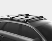 Portatutto Thule Edge Black Mercedes Benz M-Class (W164) 5-dr SUV con mancorrenti sul tetto (hagus) 05-11