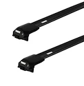 Portatutto Thule Edge Black Mitsubishi Pajero 3-dr SUV con mancorrenti sul tetto (hagus) 05-06