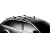 Portatutto Thule WingBar Edge Black Peugeot 307 5-dr Hatchback con punti fissi 01-08