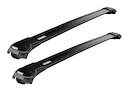 Portatutto Thule WingBar Edge Black Skoda Fabia Scout (Mk II) 5-dr Hatchback con mancorrenti sul tetto (hagus) 09-14