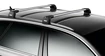 Portatutto Thule WingBar Edge Mercedes Benz C-Klasse (W204) with glass roof 2-dr Coup* con punti fissi 11-15