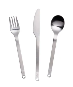 Posate Hydro Flask  Flatware Sset Stainless / Pouch Rain
