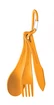 Posate Sea to summit  Delta Cutlery Set Orange