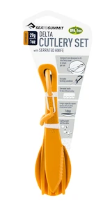 Posate Sea to summit  Delta Cutlery Set Orange