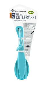 Posate Sea to summit  Delta Cutlery Set Pacific Blue