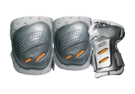 Protezioni per pattinaggio inline Tempish CoolMax Silver/Orange