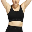 Reggiseno da donna adidas  Aeroknit Light Support Bra Black