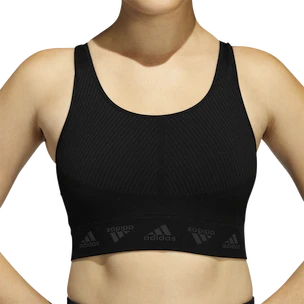Reggiseno da donna adidas  Aeroknit Light Support Bra Black