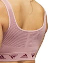 Reggiseno da donna adidas  Aeroknit Light Support Bra Legacy Burgundy