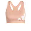 Reggiseno da donna adidas  Believe This Medium Support Workout Logo Ambient Blush