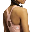 Reggiseno da donna adidas  Believe This Medium Support Workout Logo Ambient Blush