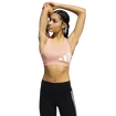 Reggiseno da donna adidas  Believe This Medium Support Workout Logo Ambient Blush